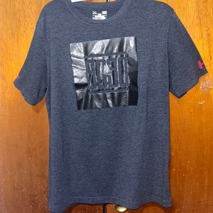 AUTHENTIC Under Armour SC30 Steph Curry Heat Gear Gray T-Shirt Men's